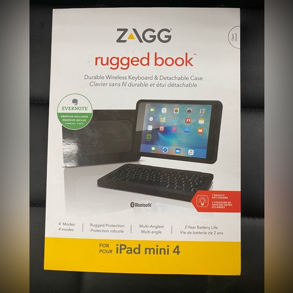 ZAGG Rugged Book Keyboard and Case for iPad mini 4 - Picture 5 of 6